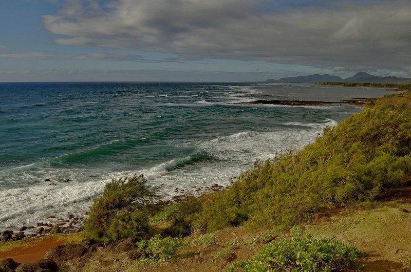 станко, море, пляж, , гавайские, острова Капаа фото превью