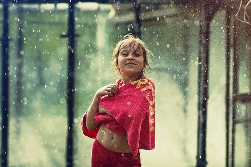 девочка, дождь, солнце Я моделько фото превью