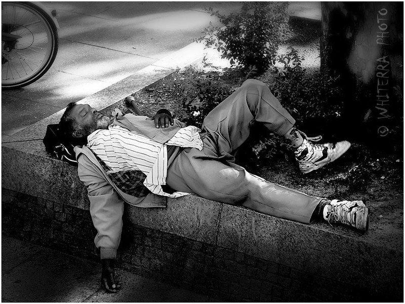 бомж, нищий, сон Сны о лучшей жизни... фото превью