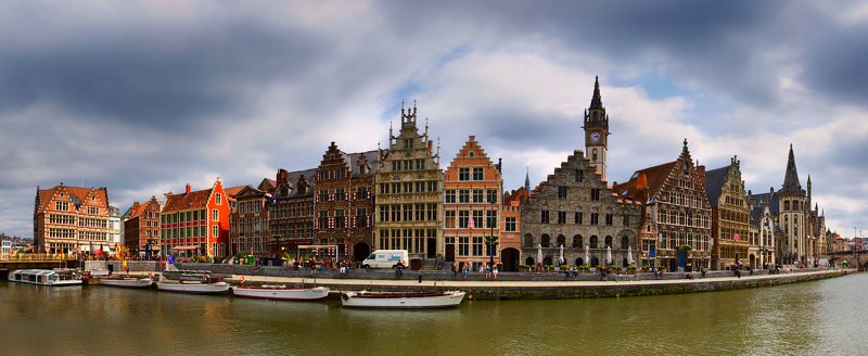 Гент..Набережная. фото превью