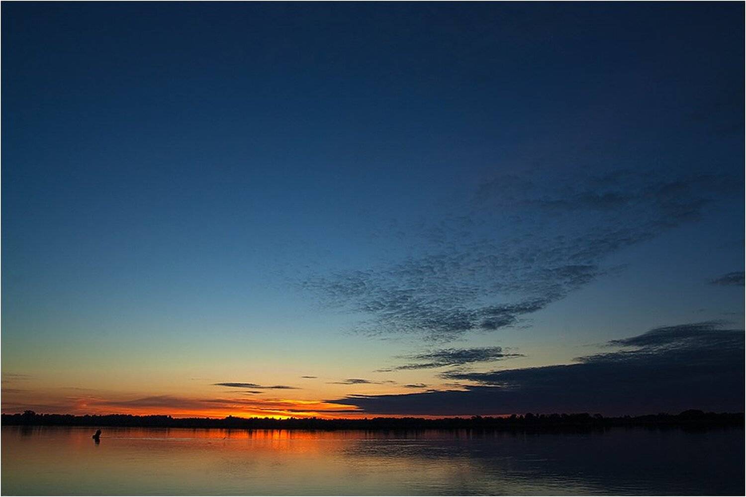 волга, река, рассвет, утро, Адясов Алексей