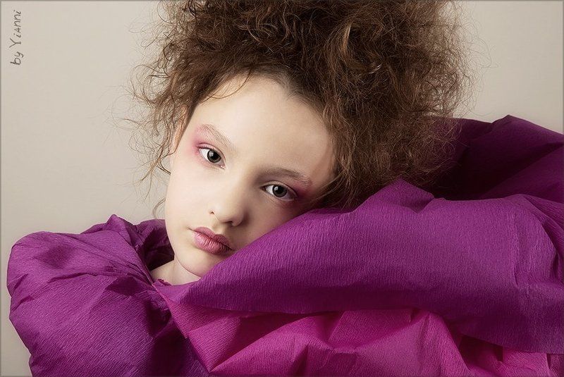 девочка, фуксия, модель Фуксия фото превью