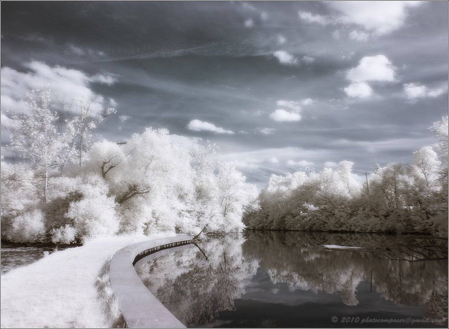 пейзаж, pilgrim, инфракрасный, infrared, Pilgrim