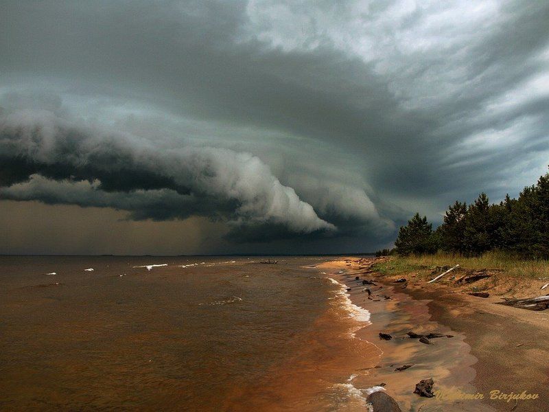 онежское озеро, гроза Когда гроза проходит мимо... фото превью