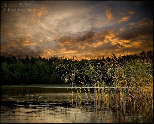 вечер на озере Белом