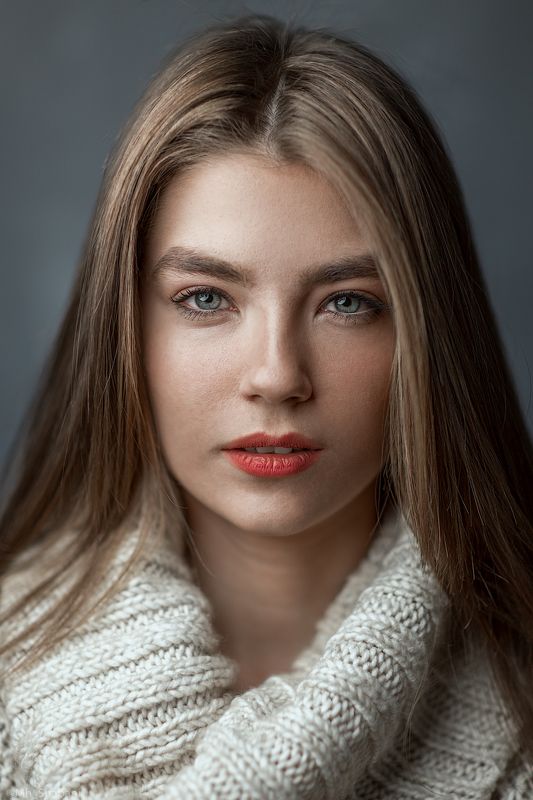 portrait, model, face, eyes, hair, makeup, beauty, Sara фото превью