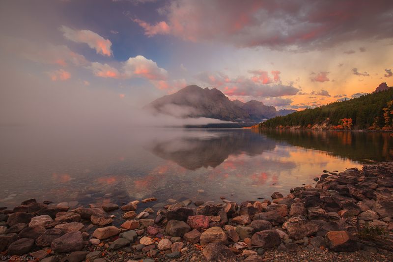 Morning at st mary lake фото превью