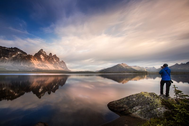 tonquin, valey, amethyst, lake, jasper УТРЕННИЙ СНИМОК фото превью
