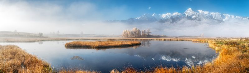 Джангысколь, Алтай, 2016, сентябрь, озеро, горы Остров фото превью