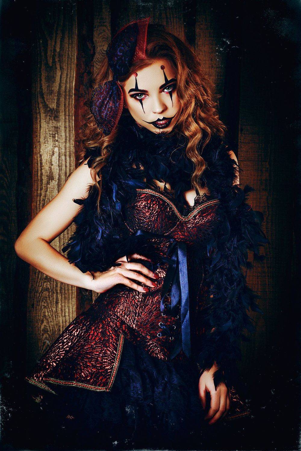 woman, portrait, beauty, joker, studio, bodyart, Руслан Болгов (Axe)