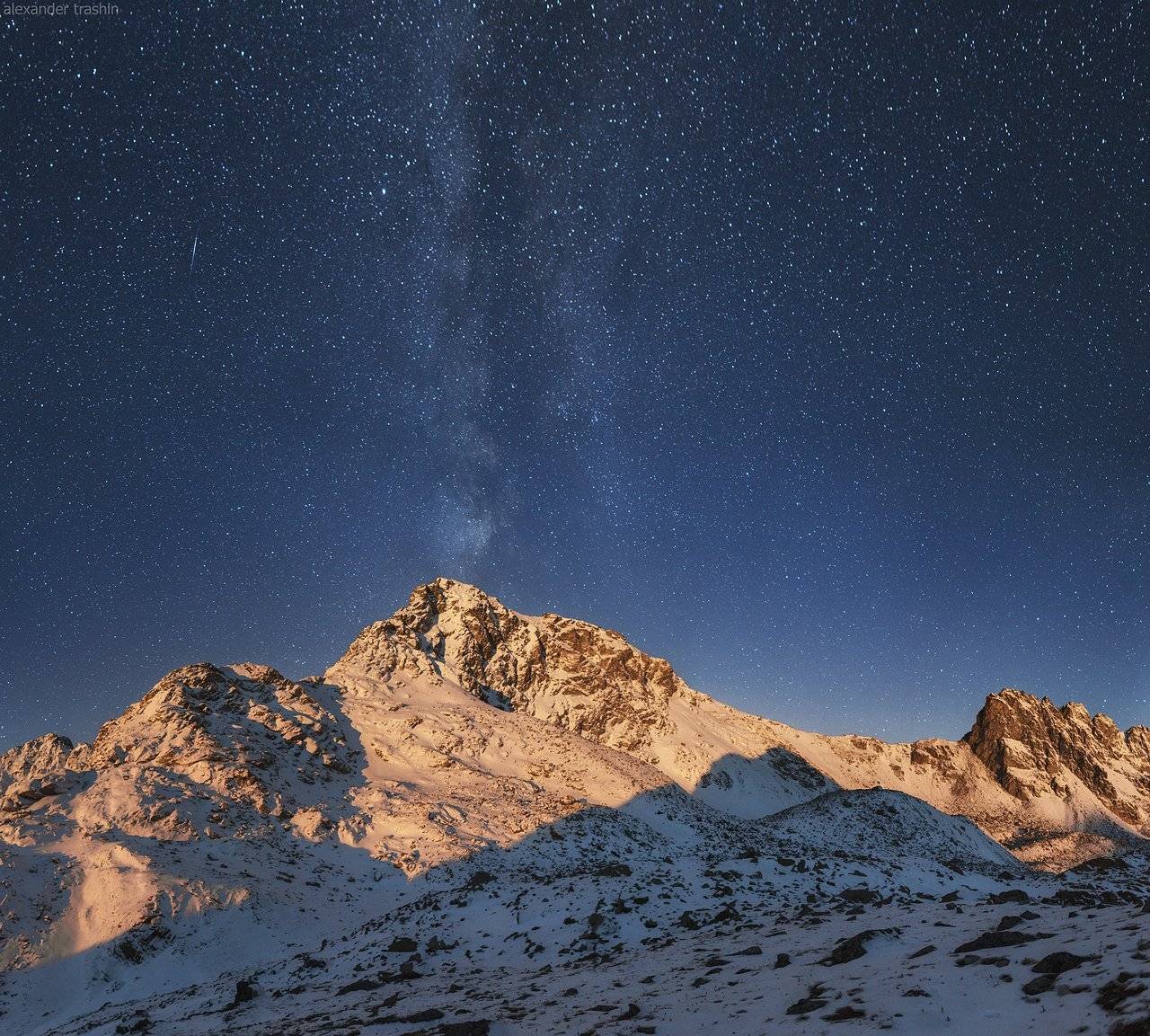 кавказ, северный кавказ, архыз, софийские озера, млечный путь, Александр Трашин