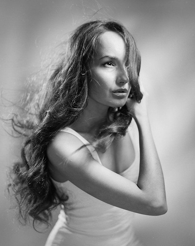 Art, Artwork, Beautiful, Beauty, Black and white, Davydov, Fashion, Film 120, Fine art, Medium format, Аналоговая, Волосы, Гламур, Девушка, Классическая, Лица, Локоны, Люди, Монохромная, Портрет, Развивающиеся волосы, Романтическая фотосессия, Студийный п * * * фото превью