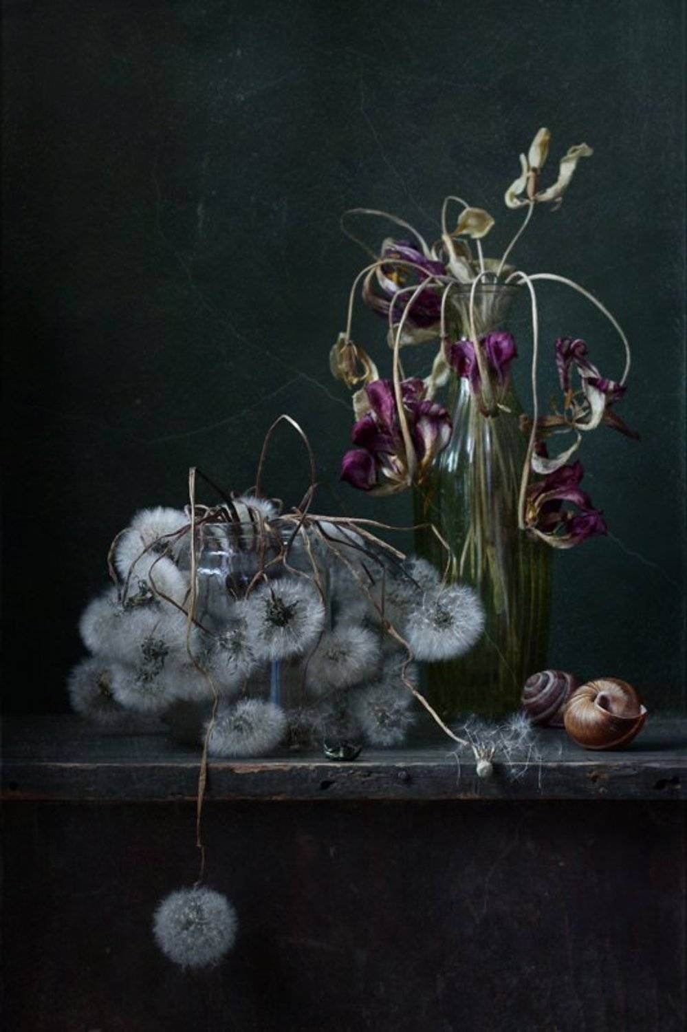 натюрморт, цветы, увядание, Курочкина Диана
