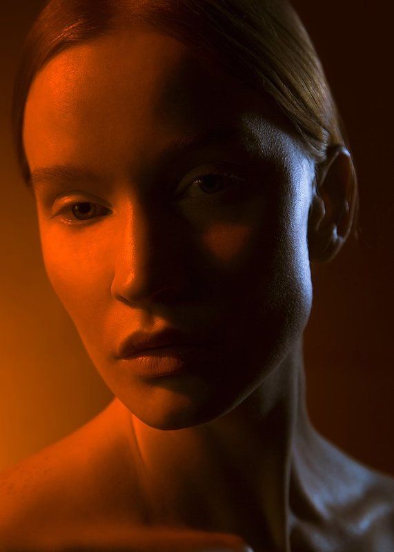 Art photo, Color, Colorful, Colors, Light, Photography, Portrait, Портрет, Портрет девушки, Фотография KEEP TO YOURSELF фото превью