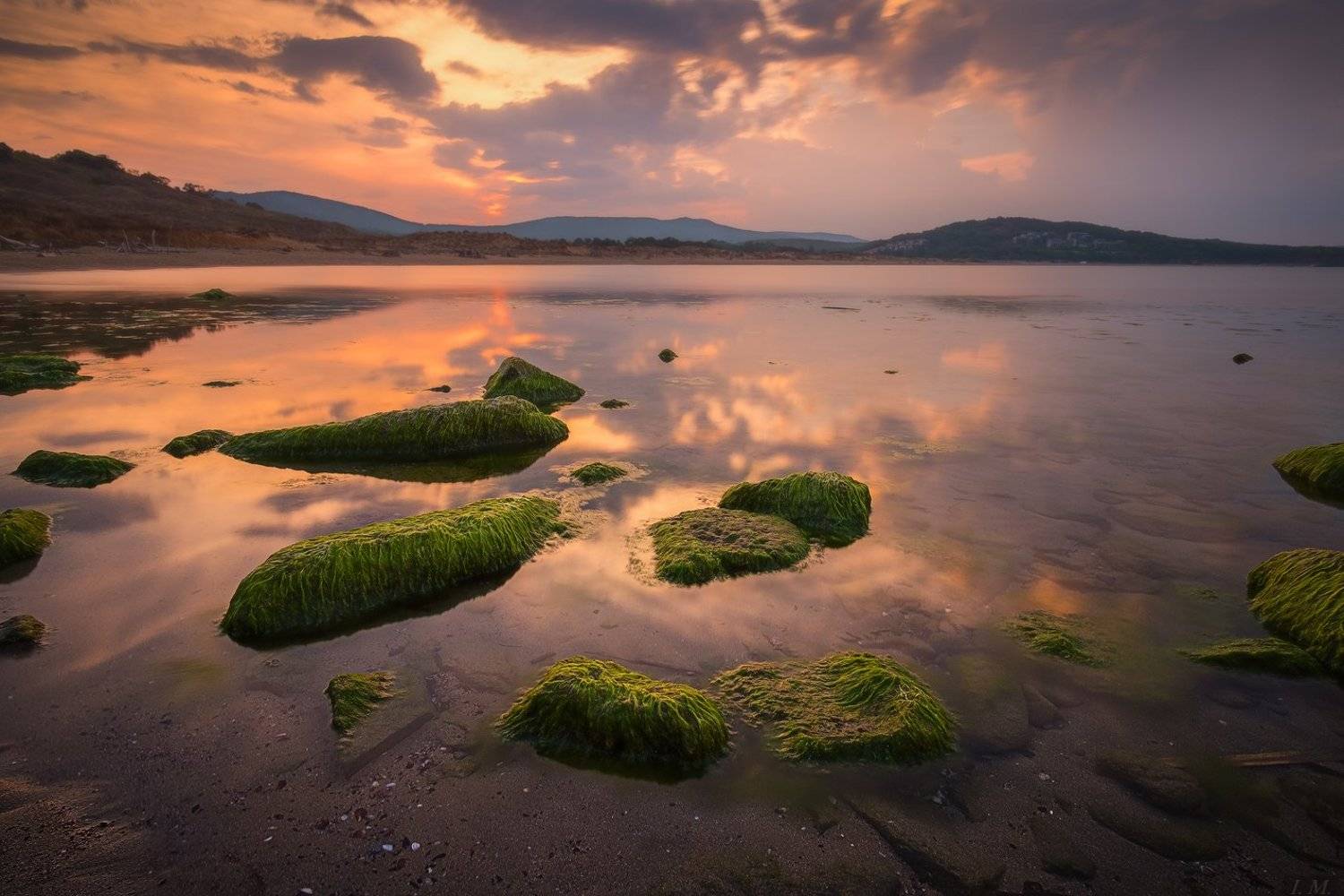 Bulgaria,sea,Болгария,закат,залив,камни,осень,Черное море,Arkutino, I'M