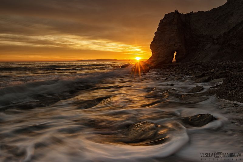 Водопой на закате :) фото превью