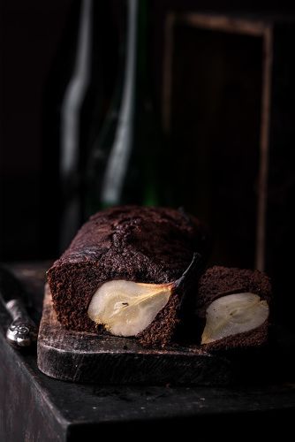 Кекс с грушами