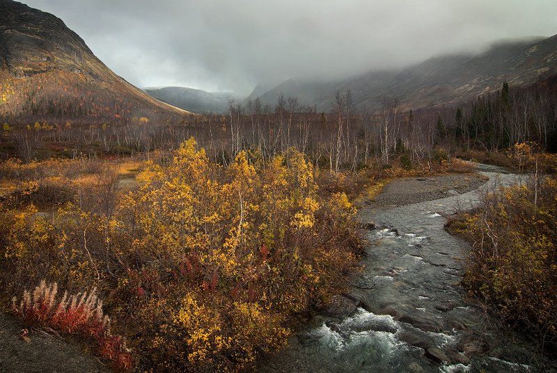 Северная осень фото превью