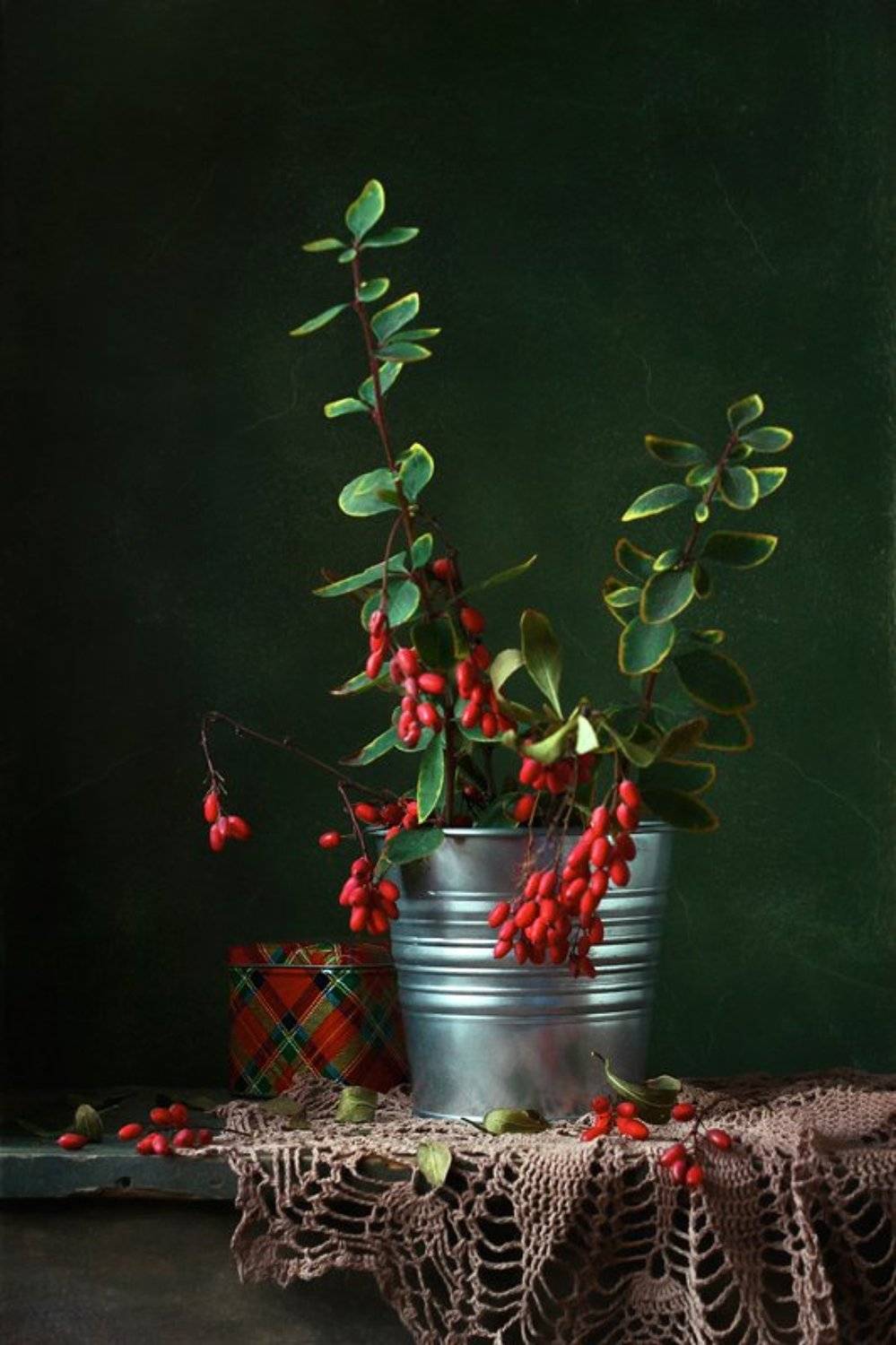 натюрморт, осень, барбарис, Курочкина Диана