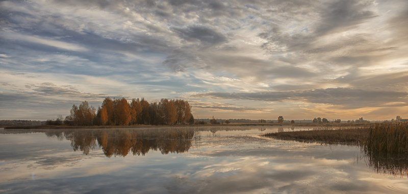 Уж небо осенью дышало, Уж реже солнышко блистало.... фото превью