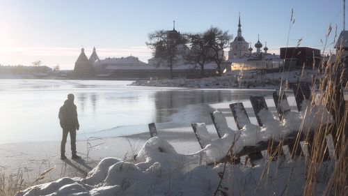 Первый лед на Соловках