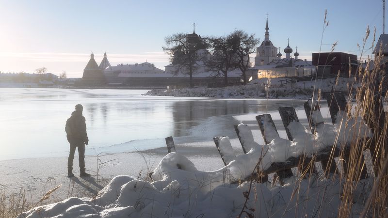 соловки, первый лед, монастырь, святое озеро Первый лед на Соловках фото превью