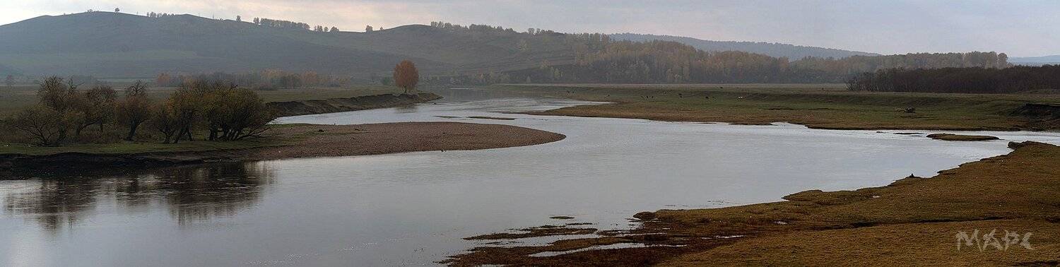 пейзаж осень река ай башкортостан, Шангареев Марс