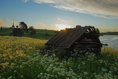 Утро на Свином озере