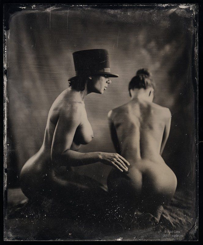 Амбротип на стекле *** фото превью