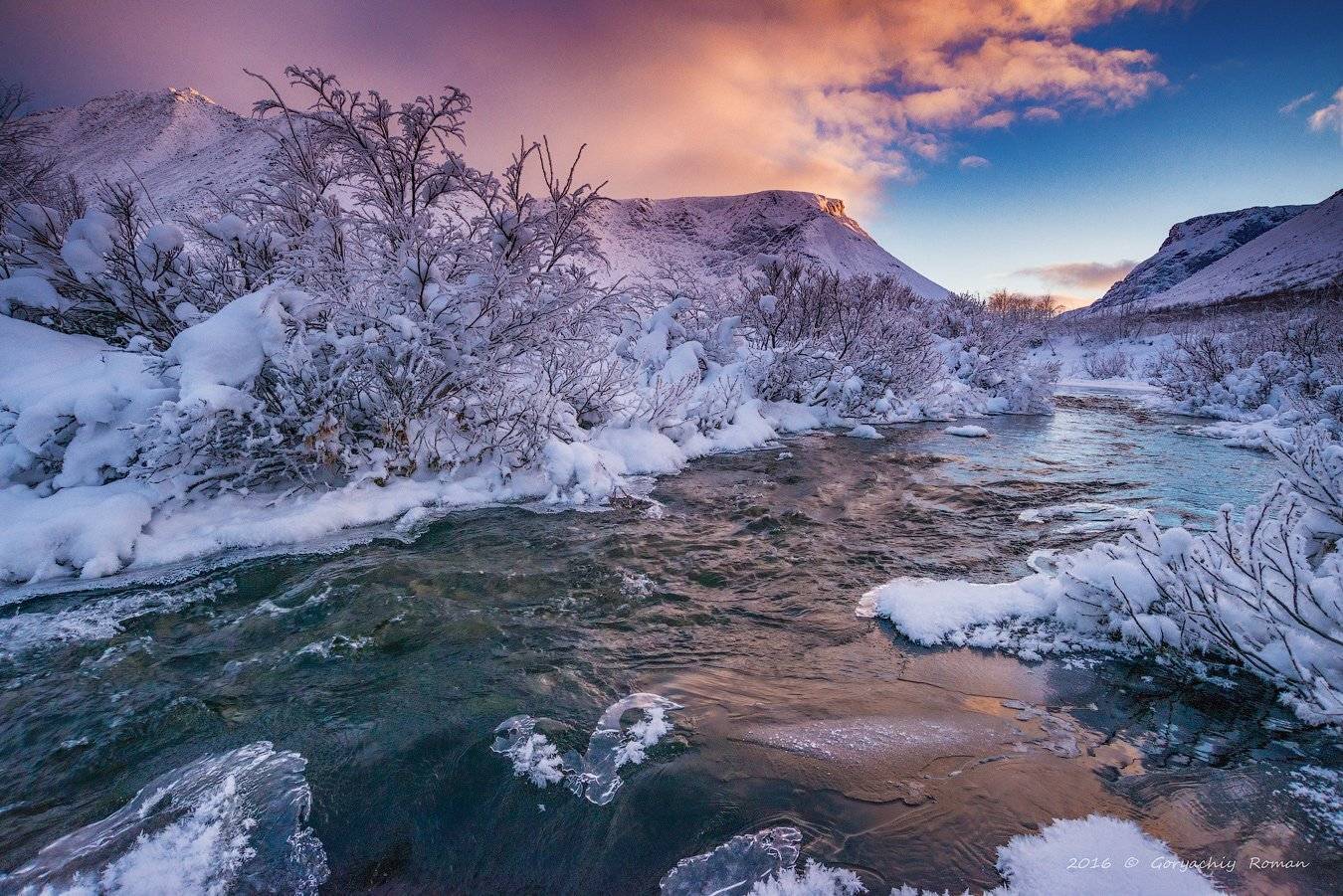 север, кольский, хибины, ноябрь,, Роман Горячий