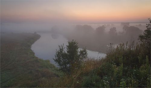 августовским утром...