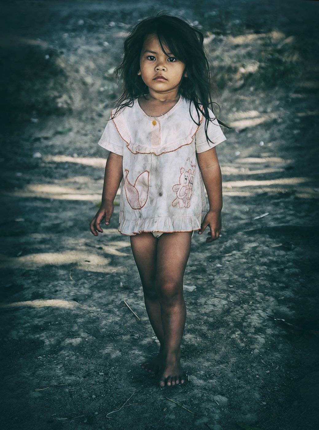 девочка, замарашка, босоногая, ребёнок, босая, индонезия, ALLA SOKOLOVA