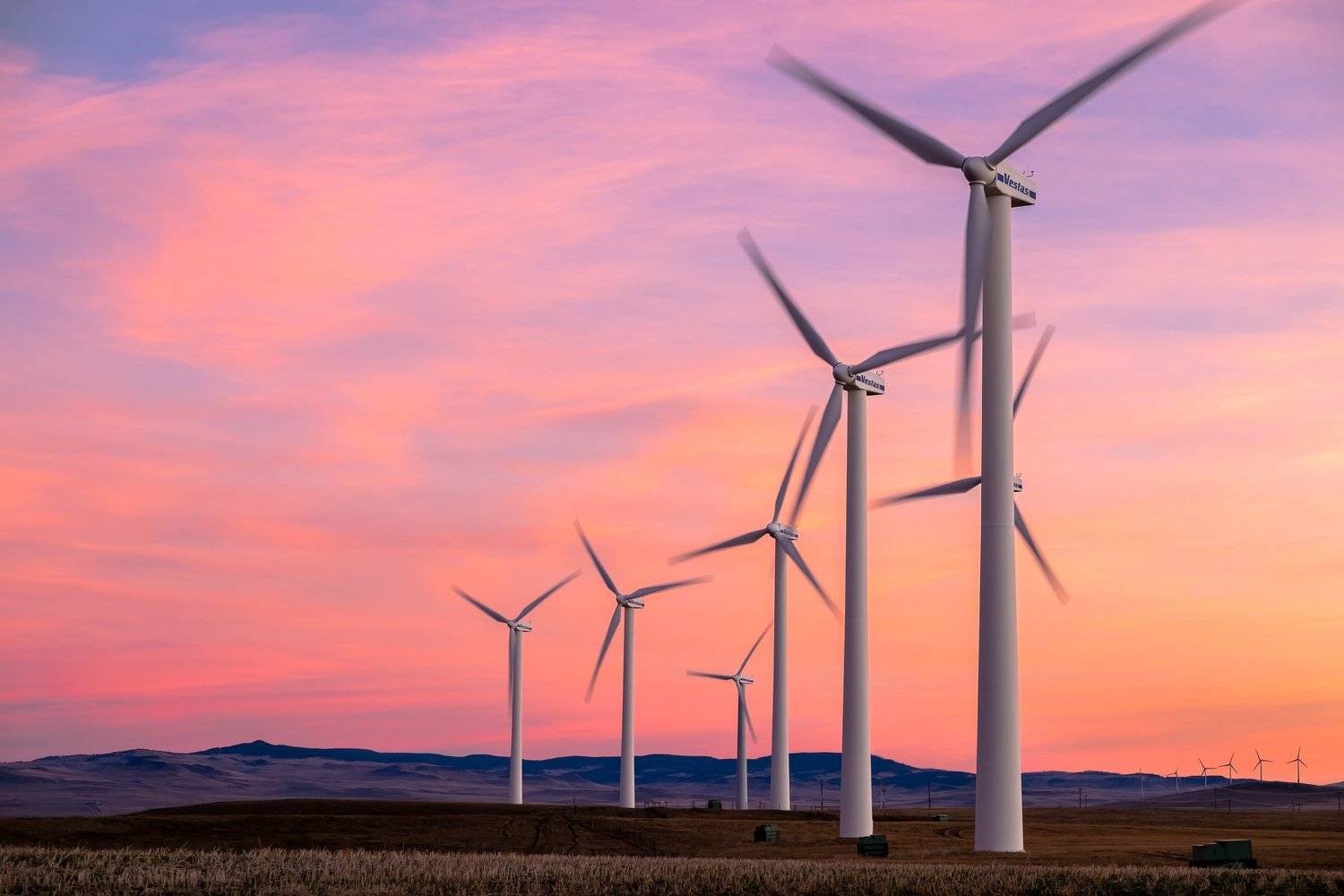Canada, Alberta, sunrise, windmill, Денис Семенов