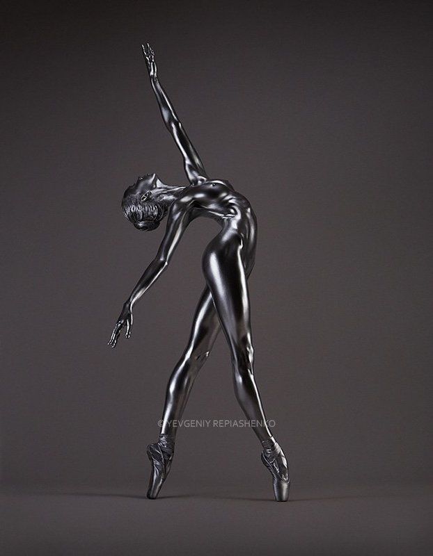 spirit, fine art, ballet, балет, гимнастика, гимнаст, хореография, ballerina, балерина, dance, танец, скульптура, dancer, танцор, шпагат, чб, bw, repiashenko, yevgeniy repiashenko, репяшенко, евгений репяшенко, painting, bodyart, бодиарт, silver, серебро,  фото превью