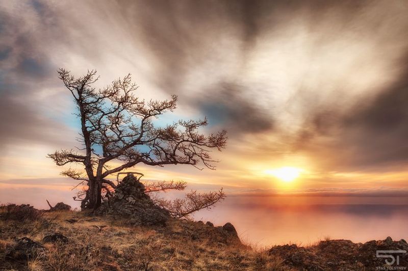 Рассвет на Байкале фото превью