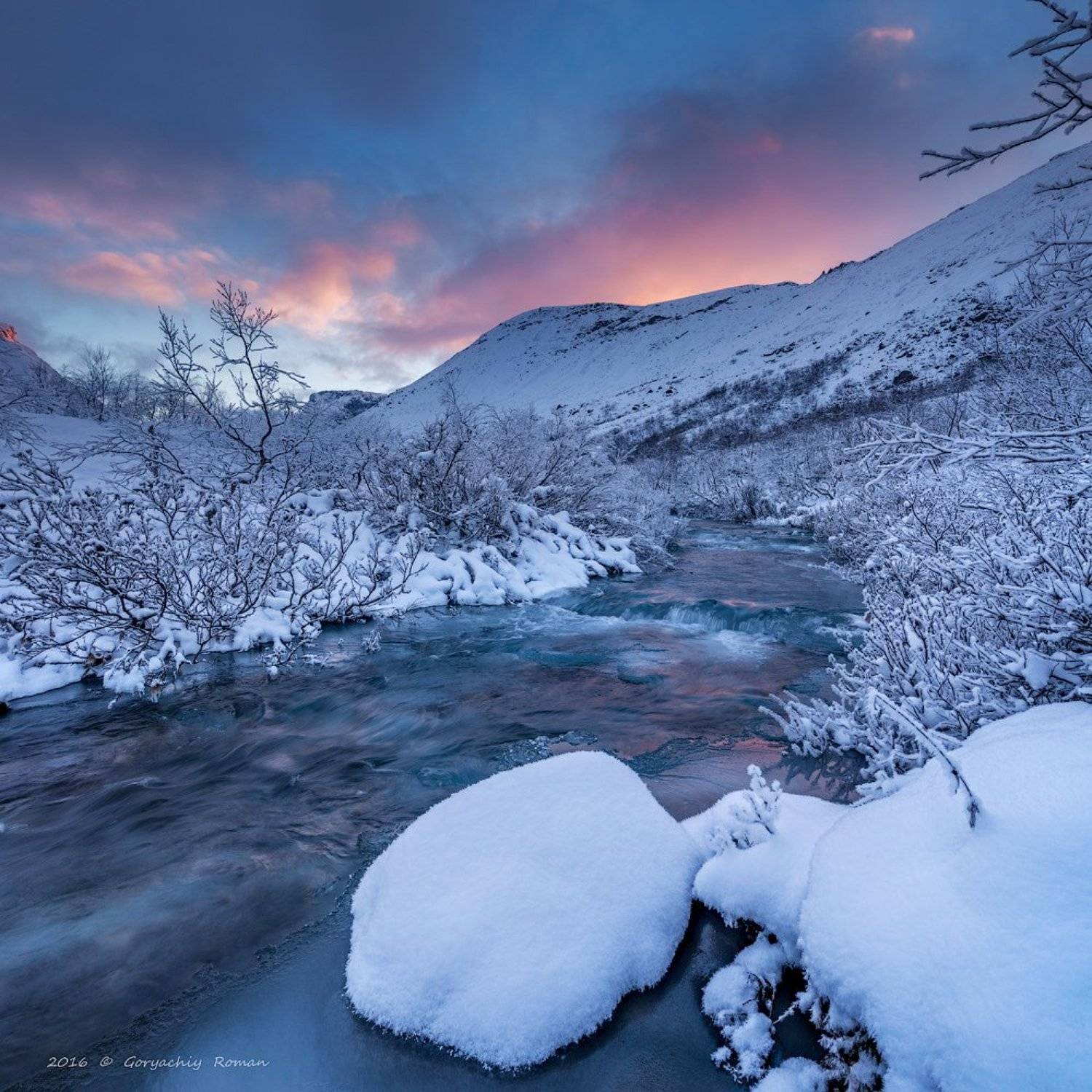 север, кольский, хибины, ноябрь, кунийок, Роман Горячий