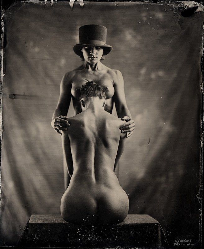 Амбротип на стекле *** фото превью