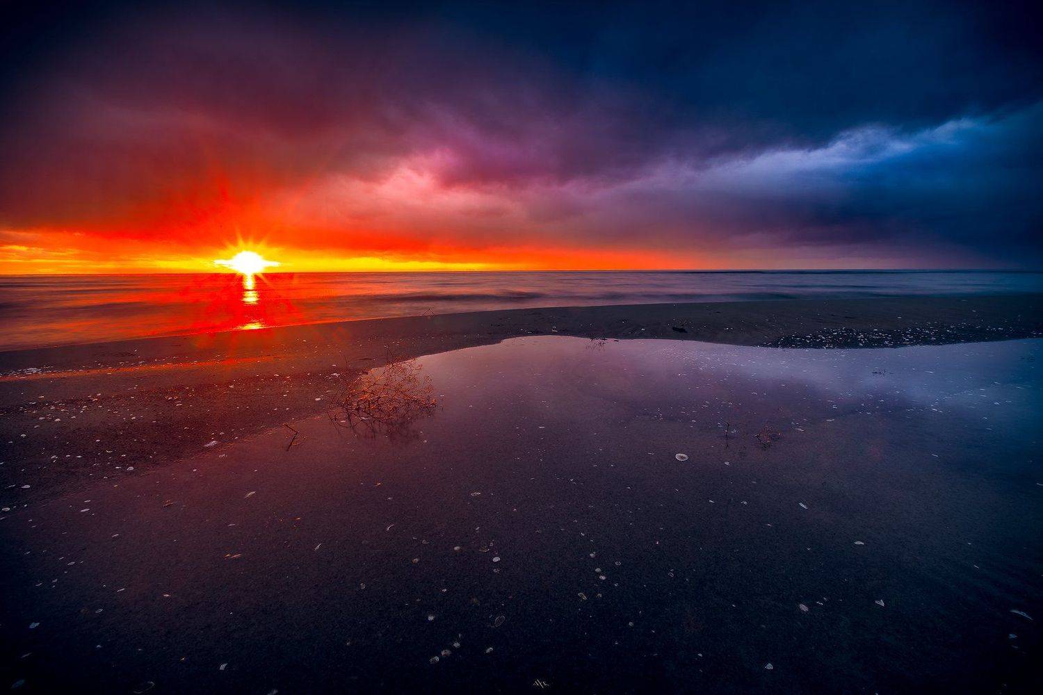 seascape, sunset, colors, long exposure, baltic sea, Руслан Болгов (Axe)