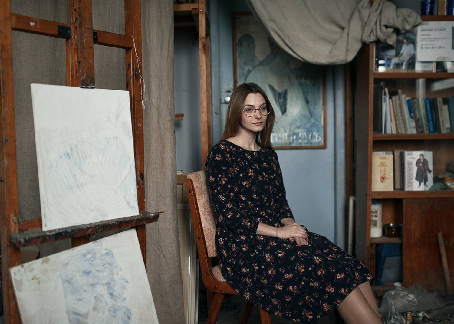 портрет девушки, девушка, портфолио, мастерская, художник, никон, 35mm, sigma, nikon d700, portrait, girl, painter, Келина Ирина