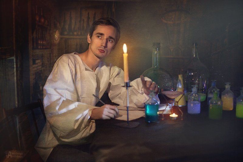 Алхимик, Мистика, Мужской портрет, Мужчина Алхимик фото превью