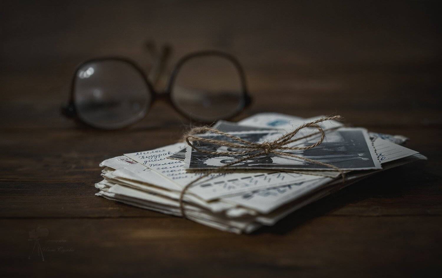 письма,очки,фотография,открытка, Инна Сухова