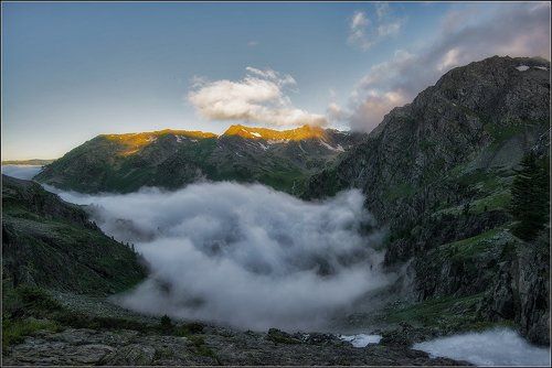 Утро в горах