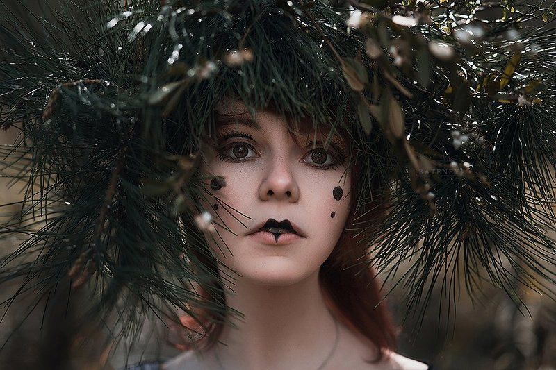 girl, portrait, eyes, color, hairs, moscow, [ L E R A ] фото превью