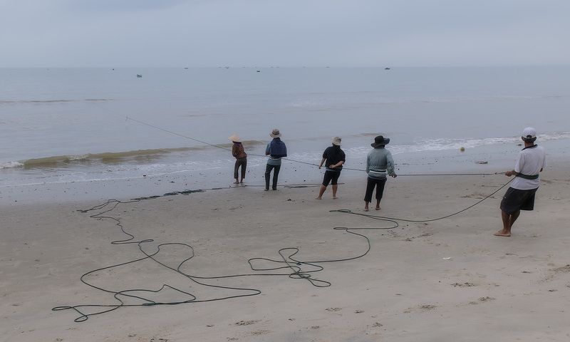 Вьетнамские рыбаки фото превью