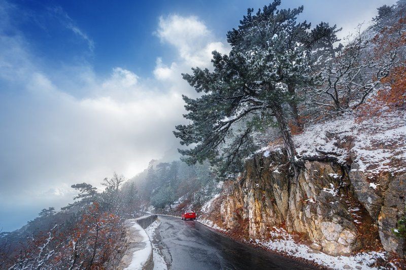 Первый снег фото превью