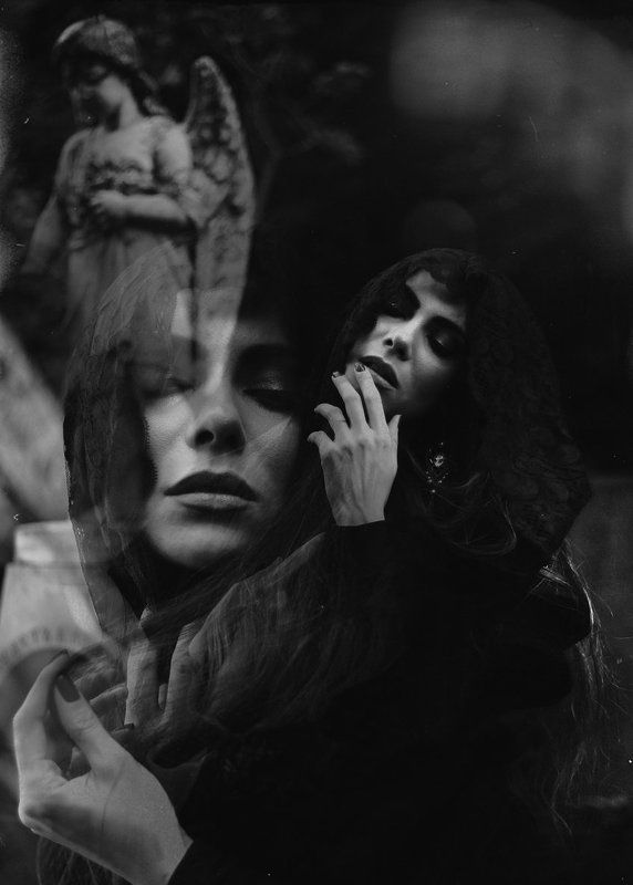 portret dark lady sadness Widow фото превью