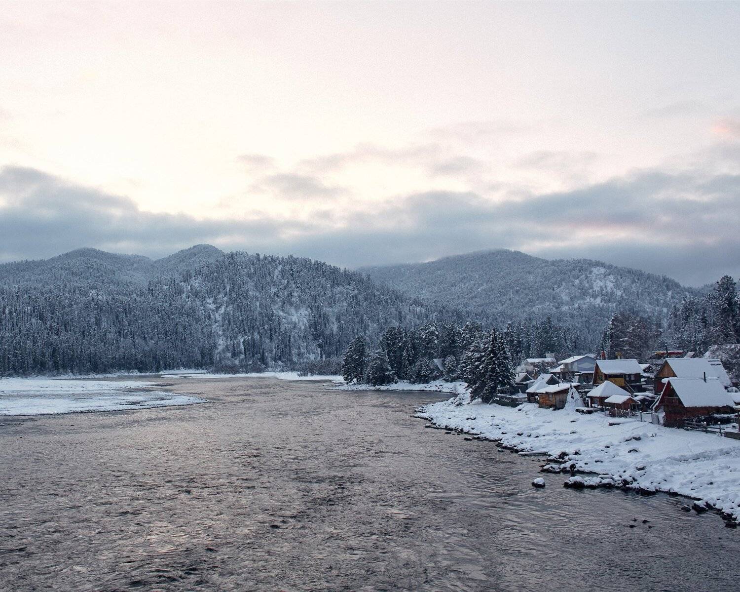 алтай, река, путешествие,зима,2016, Цвелёв Дмитрий