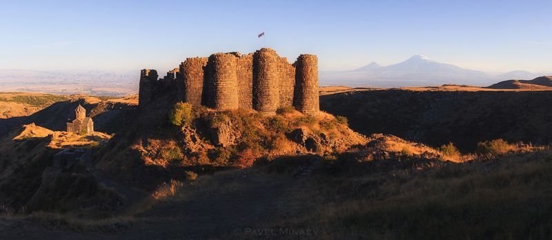 Крепость Амберд и Арарат фото превью