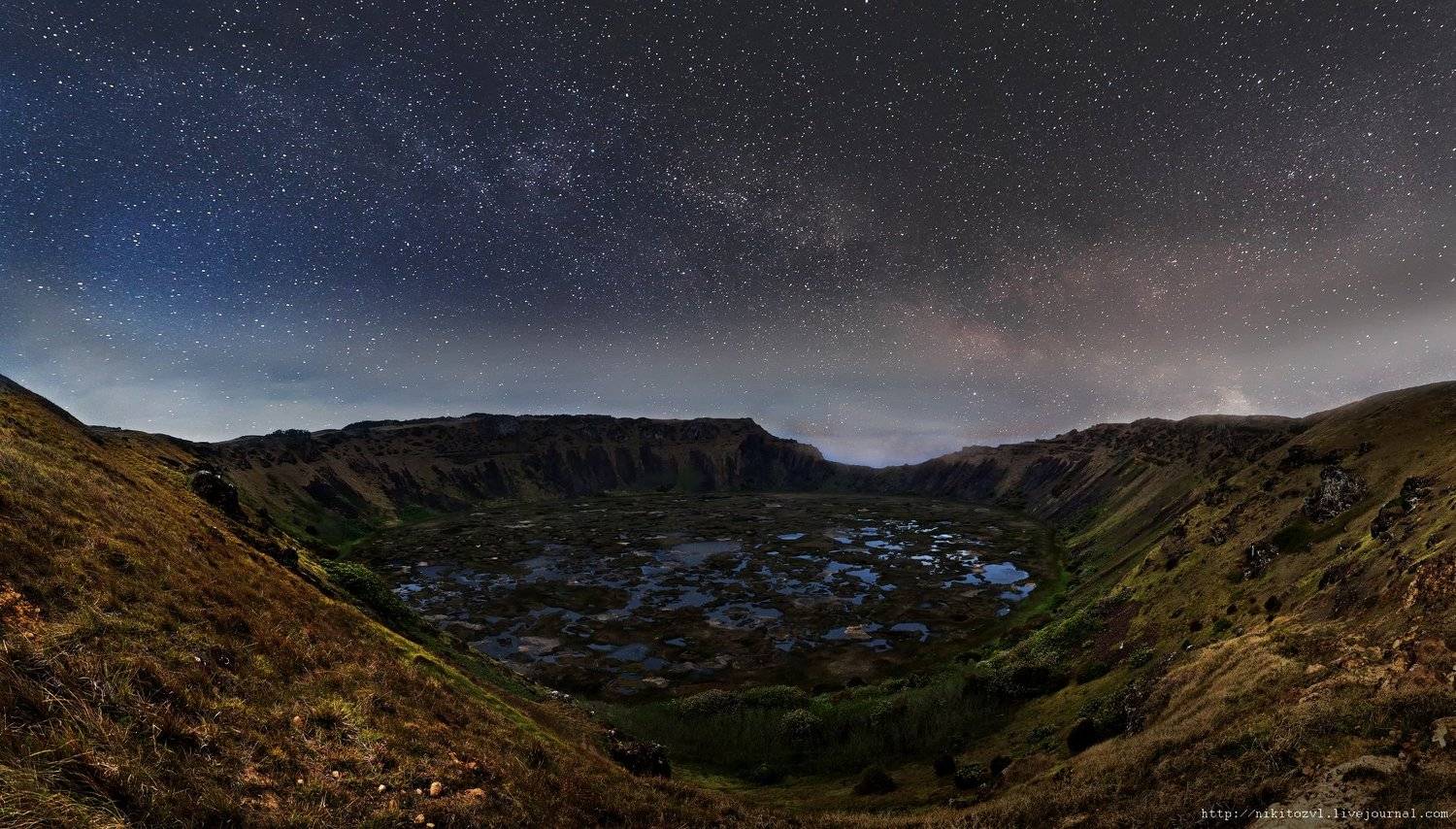 остров Пасхи, ночь, путешествие,, Никита Сердечный