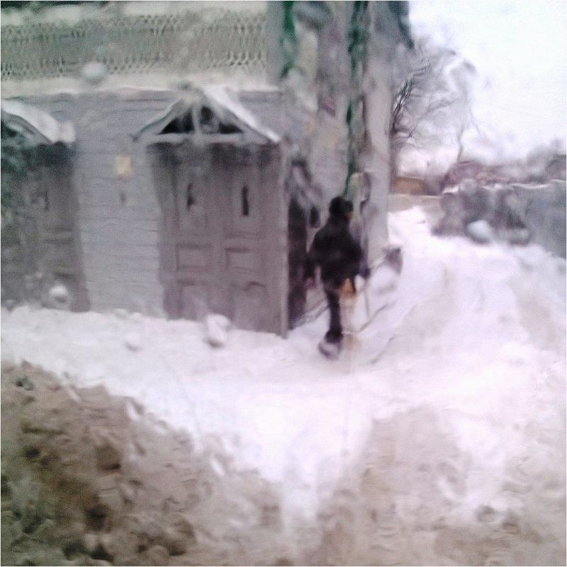 замерзшее стекло автобуса шел автобус № фото превью